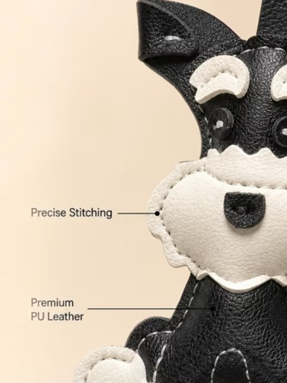 Adorable Dog Charm Handbag Accessory - Picture 4 of 4